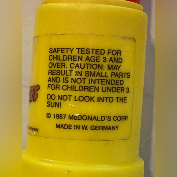 1987 McDonalds Toys Duck Tales Cartoon Launchpad McQuack Lot - Picture 5 of 6